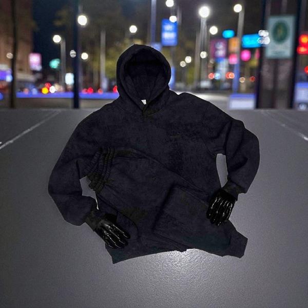 Костюм спорт Newe Esto (M-2XL) NE134 black (зима)