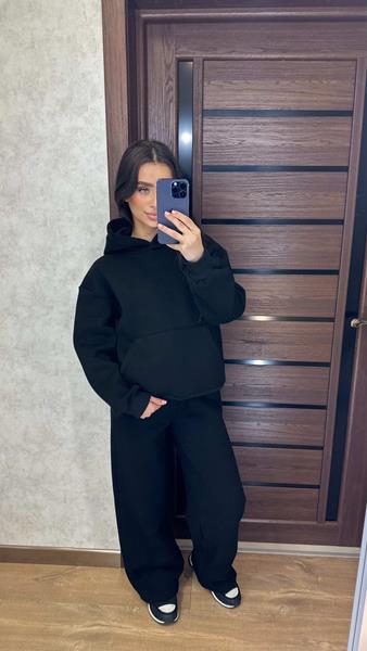 Костюм спорт Valentina (42-48) 048 black (зима)