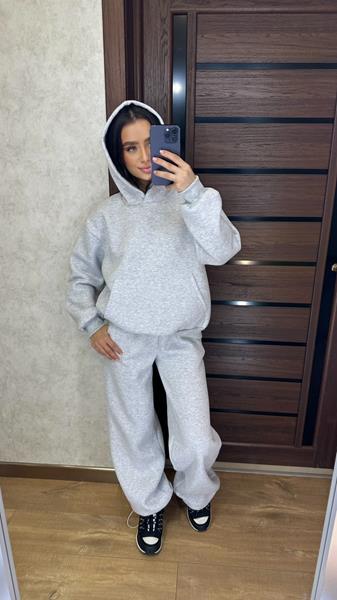 Костюм спорт Valentina (42-48) 048 l.grey (зима)