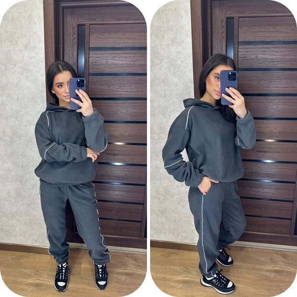 Костюм спорт Valentina (42-48) 092 d.grey (зима)