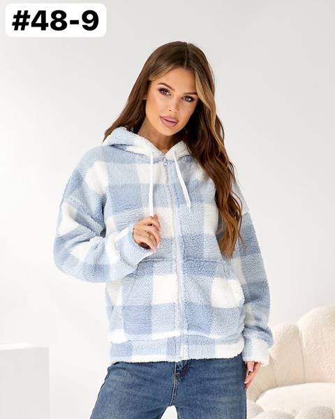 Куртка BAT (42-54) 48-9 l.blue (деми)