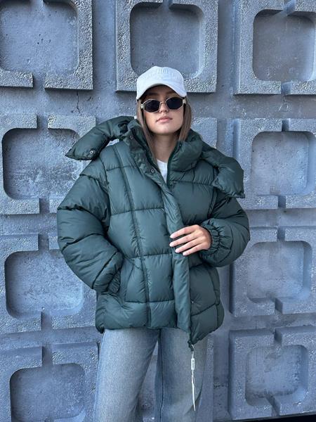 Пуховик Trend (S-M) 220 green (зима)