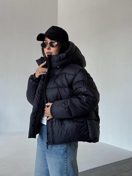 Пуховик Trend (S-M) 2483 black (зима)