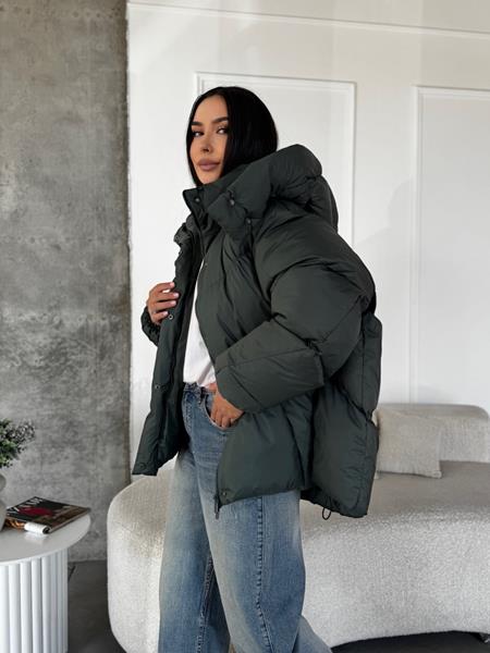 Пуховик Trend (S-M) 2540 green (зима)