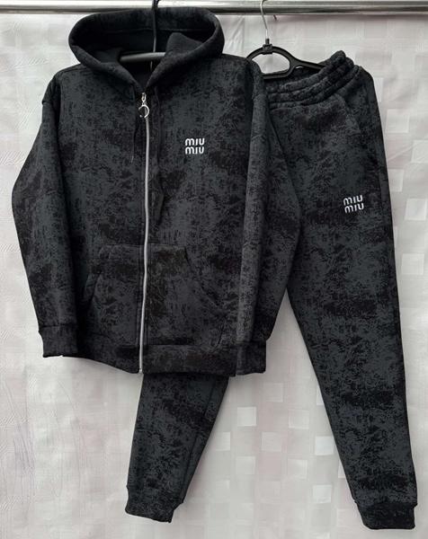 Костюм спорт Shon (52-58) S1870 black (зима)