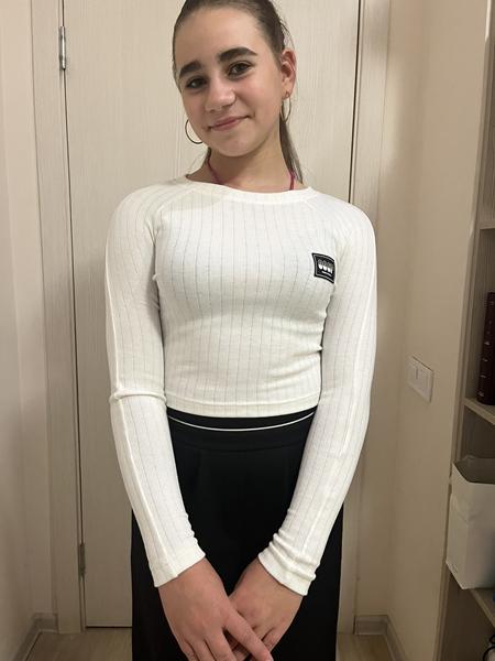 Свитер Moda school (152-164) M247 white (деми)