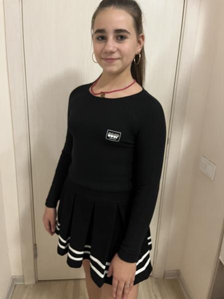 Свитер Moda school (152-164) M251 black (деми)