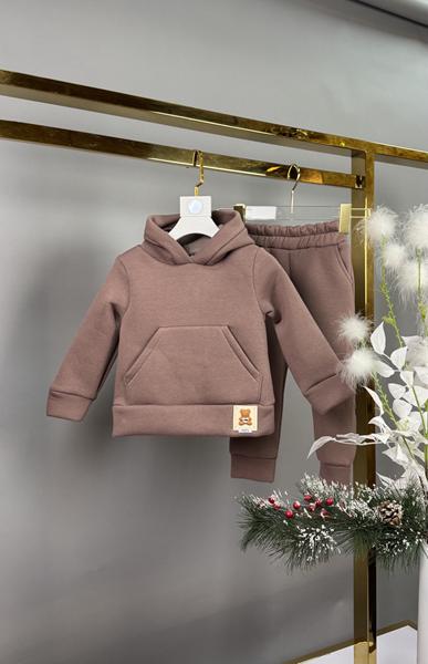 Костюм спорт Delfinka (92-116) 081-1 brown (зима)