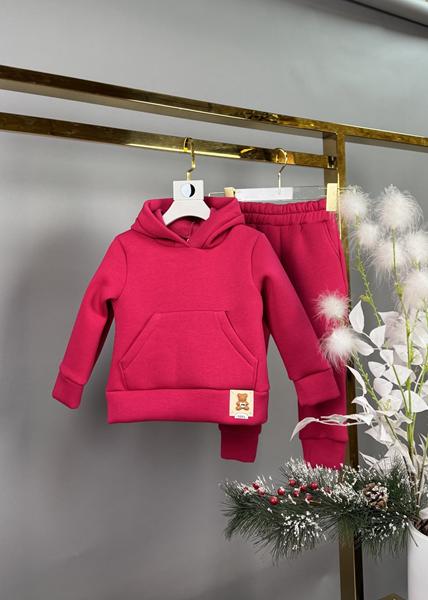 Костюм спорт Delfinka (92-116) 081-1 red (зима)