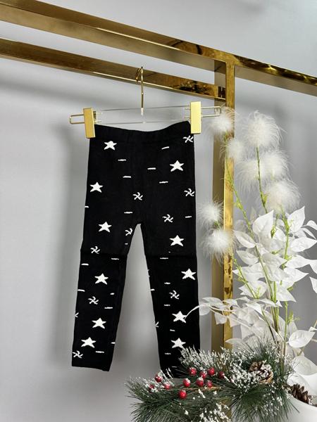 Лосины Delfinka (92-116) 2314 black (зима)