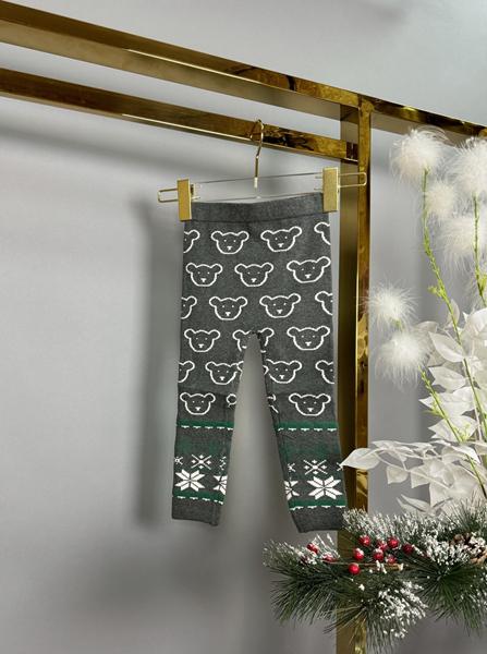 Лосины Delfinka (92-116) 2316 grey (зима)