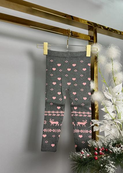 Лосины Delfinka (92-116) 2316-1 grey (зима)