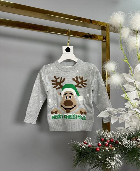 Свитер Delfinka (98-122) 3147 grey (зима)