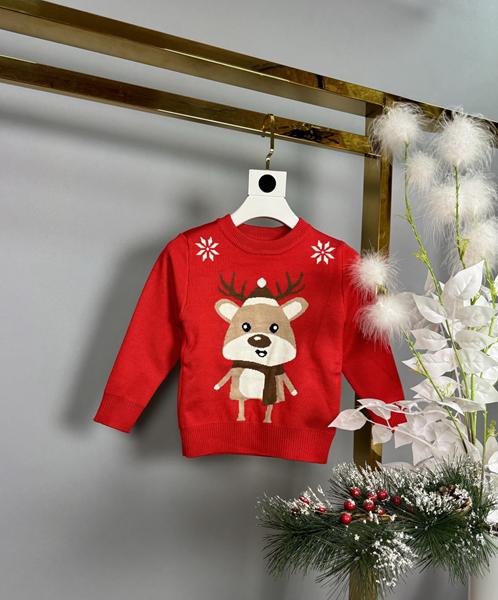 Свитер Delfinka (98-122) 3218 red (зима)