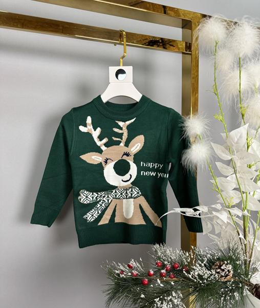 Свитер Delfinka (98-122) 3247 green (зима)