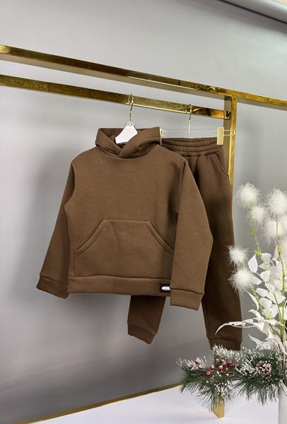 Костюм спорт Delfinka (92-116) 432-1 brown (зима)