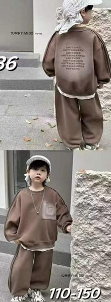 Костюм спорт Delfinka (120-160) 62536 brown (деми)