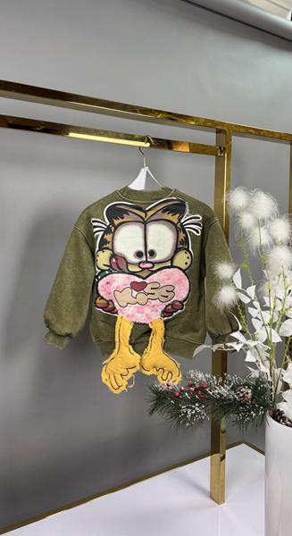 Свитер Delfinka (120-160) 813 khaki (зима)