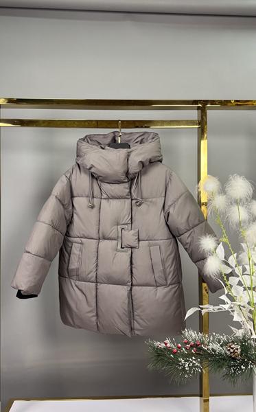 Куртка Delfinka (128-158) 8612 beige (зима)