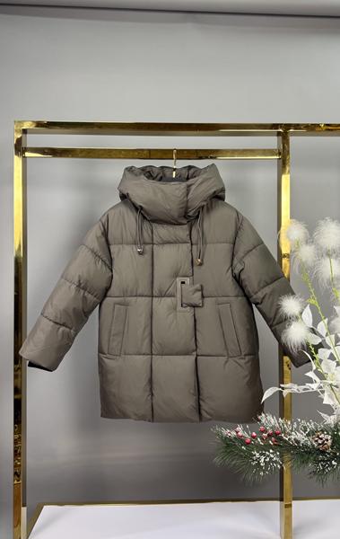 Куртка Delfinka (128-158) 8612 khaki (зима)