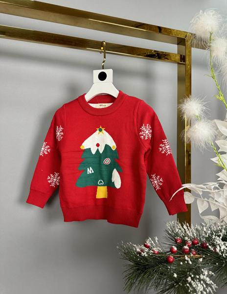 Свитер Delfinka (98-122) 9006 red (зима)