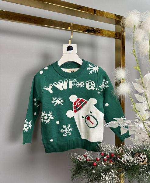 Свитер Delfinka (98-122) 9010 green (зима)