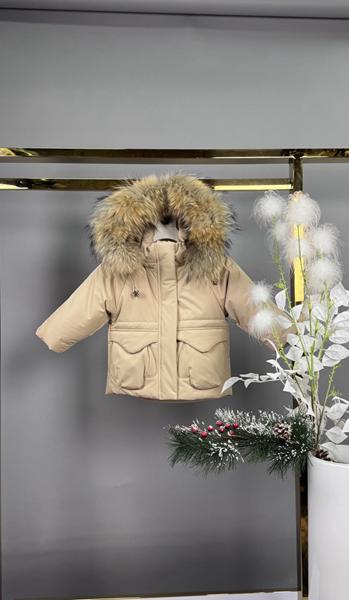 Куртка Delfinka (80-104) 9609 beige (зима)