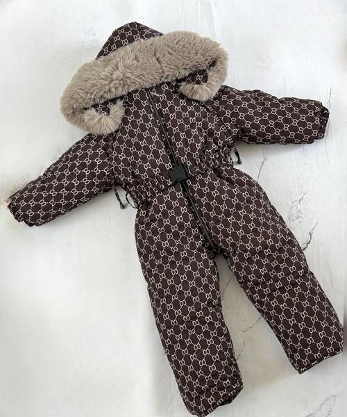 Комбинезон Moda school (86-98) 8465 brown (зима)