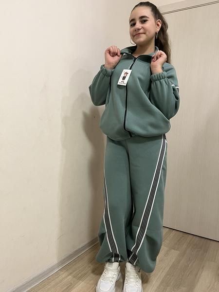 Костюм спорт Moda school (134-152) M308 green (зима)