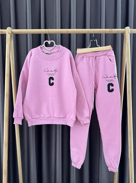 Костюм спорт SunnyTot (116-134) S108 pink (зима)