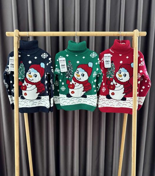 Свитер SunnyTot (2-5) S168 red (зима)