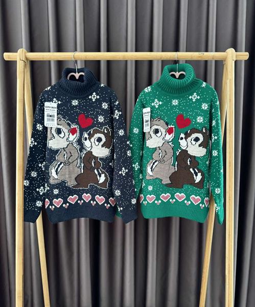 Свитер SunnyTot (5-10) S193 navy (зима)