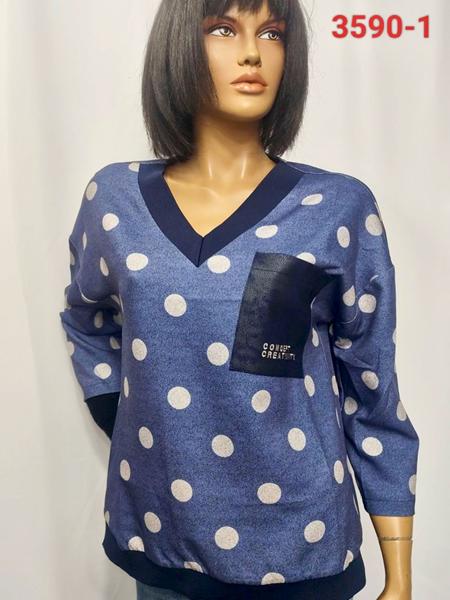 Свитер LIDA (52-62) 3590-1 blue (деми)