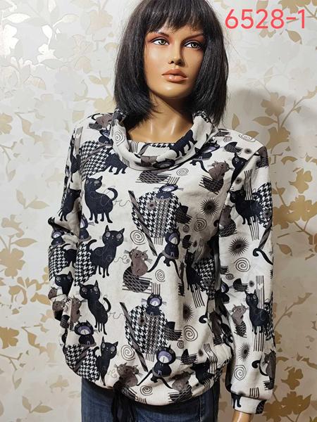 Свитер LIDA (52-62) 6528-1 l.grey (деми)