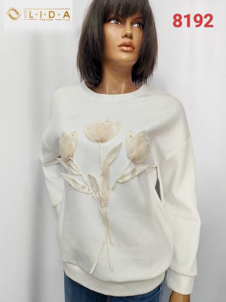 Свитер LIDA (52-62) 8192 white (деми)