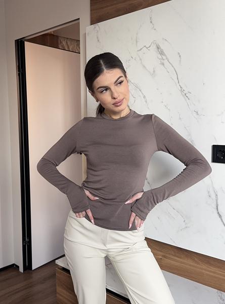 Свитер Arina (42-48) 1677 brown (зима)