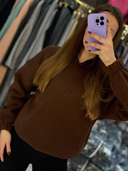 Свитер Arina (42-48) 1681 brown (зима)