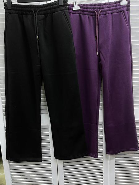 Штаны спорт Karon (S-L) 5809 black (зима)