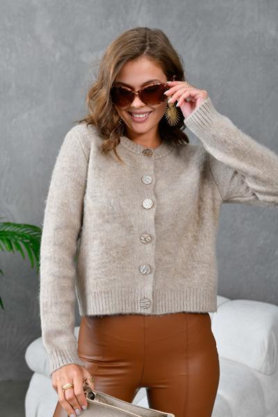 Кофта Karon (42-46) 8301 beige (деми)