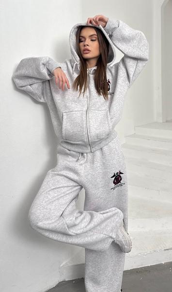 Костюм спорт Karon (S-L) KR12 grey (зима)