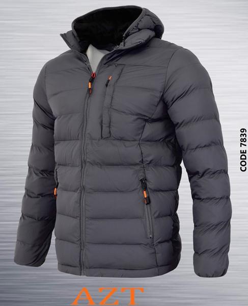 Куртка AZT (46-54) AZ199-7839 grey (деми)