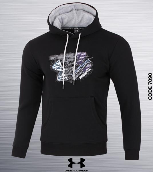 Худи AZT (S-2XL) AZ280-7090 black (зима)