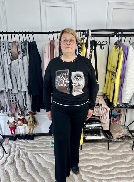 Свитер Global (XL-3XL) GL22 black (деми)