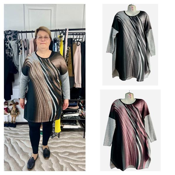 Туника Global (M-2XL) GL7 brown (деми)