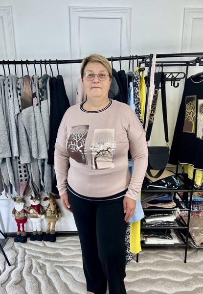 Свитер Global (XL-3XL) GL77 beige (деми)
