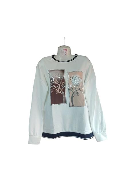 Свитер Global (XL-3XL) GL78 white (деми)