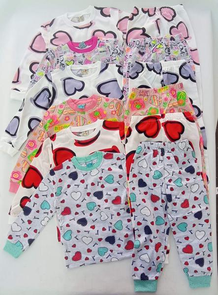 Пижама Meloria (6-9) 1014-11 grey-pink (зима)