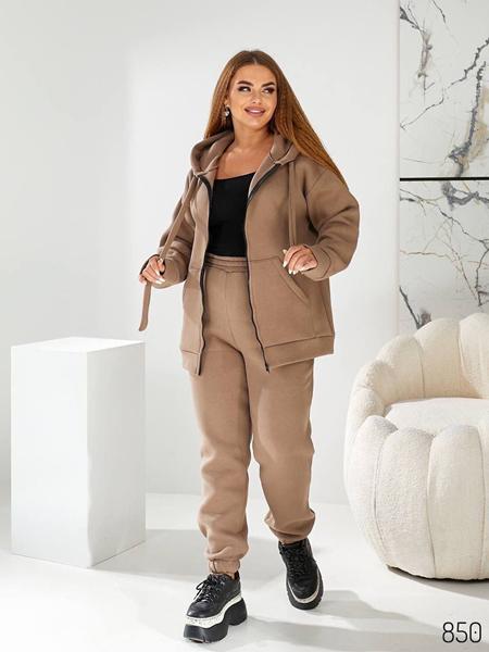 Костюм спорт Romeo life (48-58) 850 beige (зима)