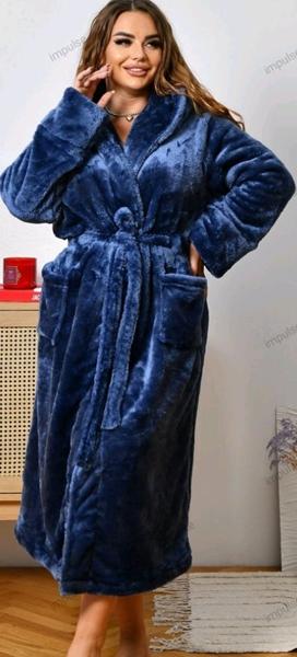 Халат Romeo life (54-58) RL874 blue (зима)