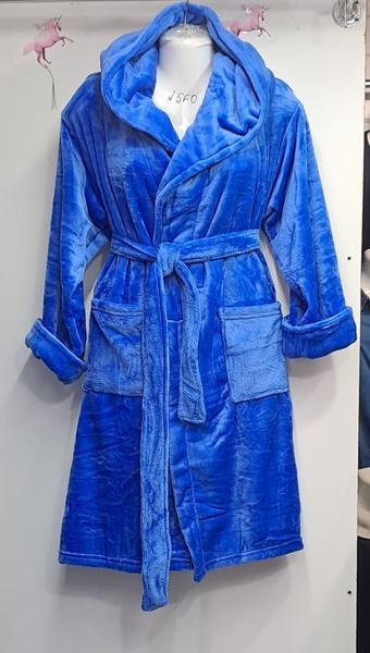 Халат Romeo life (M-2XL) RL893 blue (зима)